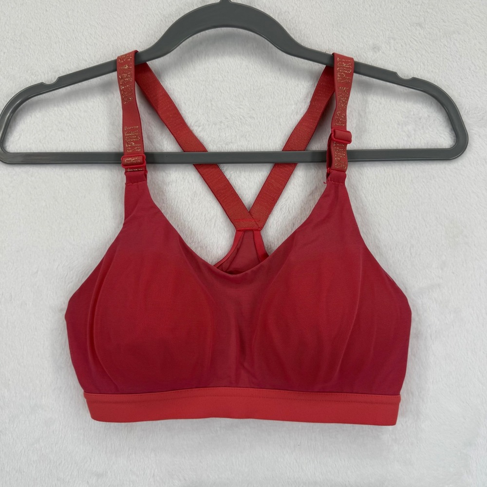 Victoria Sport Incredible Lightweight Bra 32C Red Crossback Adjustable READ